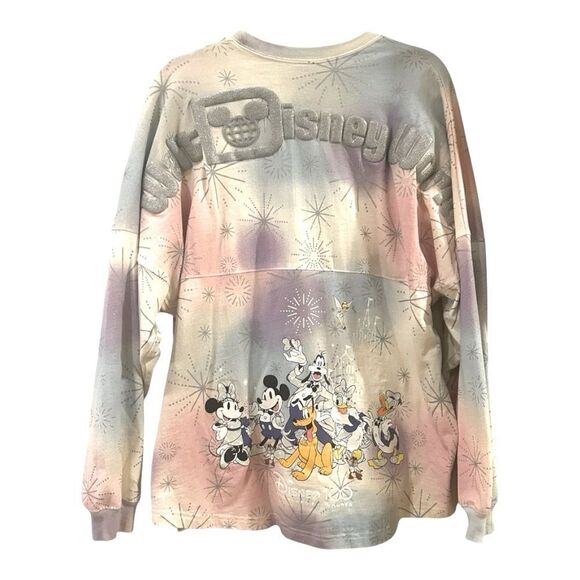 Disney 100th Anniversary Jersey  Pink and Purple Tie-Dye  preowned - Picture 2 of 10